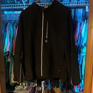 Puma Black Windbreaker with White Accents